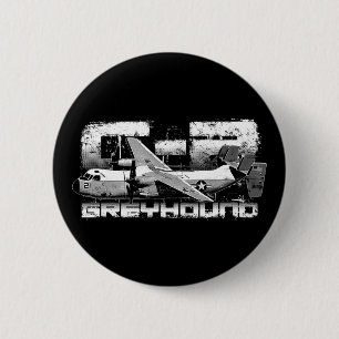C-2 Greyhound Round Button Knapp