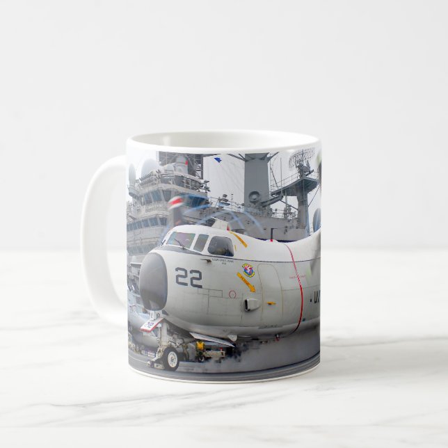 C-2A GREYHOUND KAFFEMUGG (Framsida vänster)