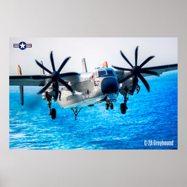 C-2A GREYHOUND POSTER (Framsidan)