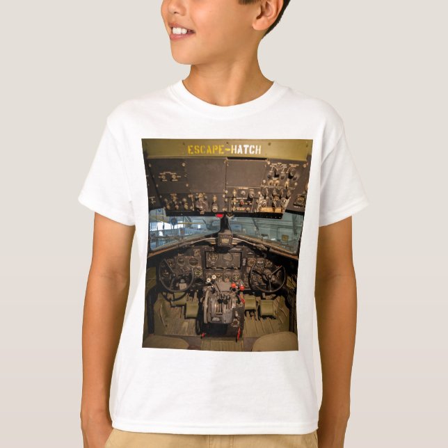 C-47 Cockpit Tee (Framsida)