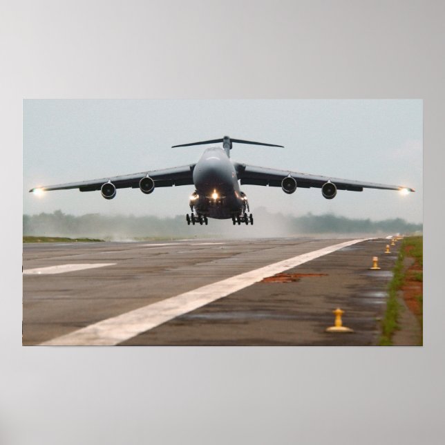 C-5 Galaxy Aircraft Poster (Framsidan)