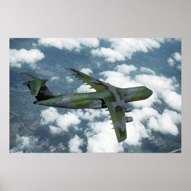 C-5 Galaxy Aircraft Poster (Framsidan)