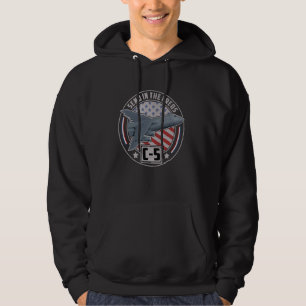 C-5 Galaxy Amerikanska militärlastflygplan Hoodie