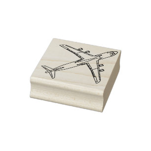 C-5 Galaxy Line Art Rubber Frimärke Stämpel