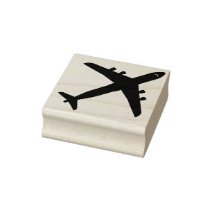 C-5 Galaxy Silhouette Rubber Frimärke Stämpel