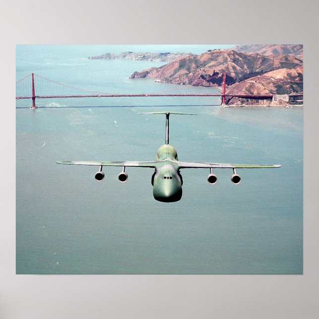 C-5A Galaxy Aircraft Poster (Framsidan)
