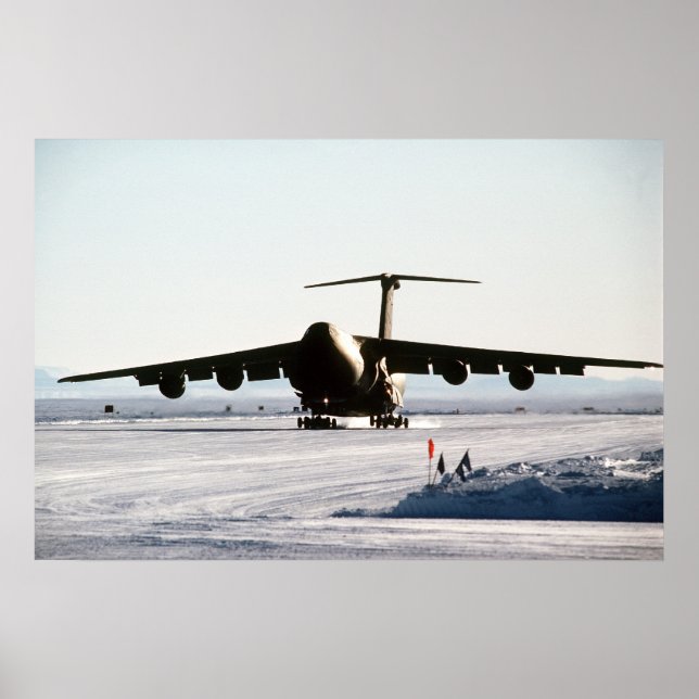 C-5B Galaxy Aircraft Poster (Framsidan)