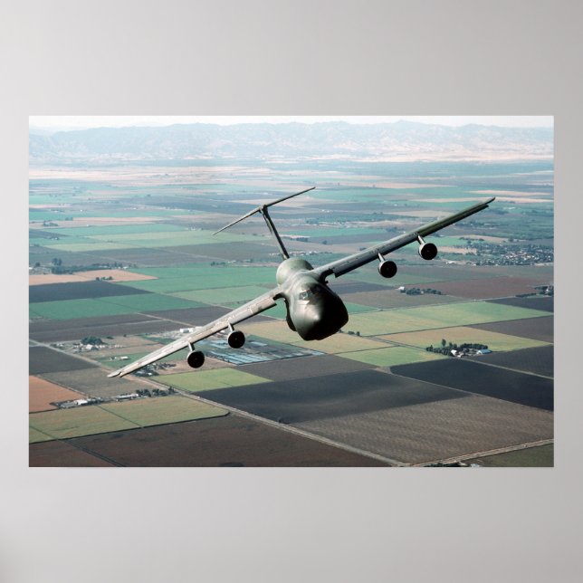 C-5B Galaxy Aircraft Poster (Framsidan)