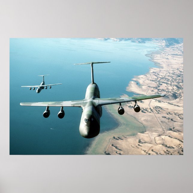 C-5B Galaxy Aircraft Poster (Framsidan)