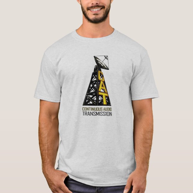 C.A.T. Grundläggande Tshirt för logotyp Tee (Framsida)