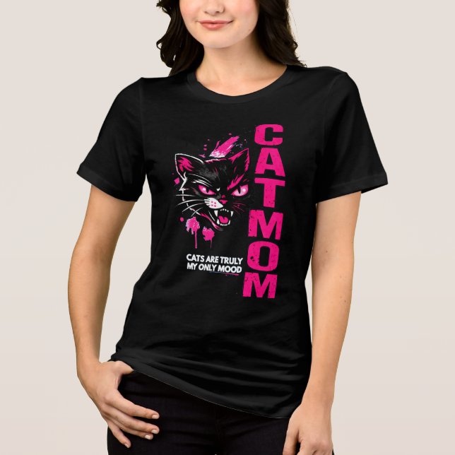 C.A.T.M.O.M Söt Kattmamma Tröja (Framsida)