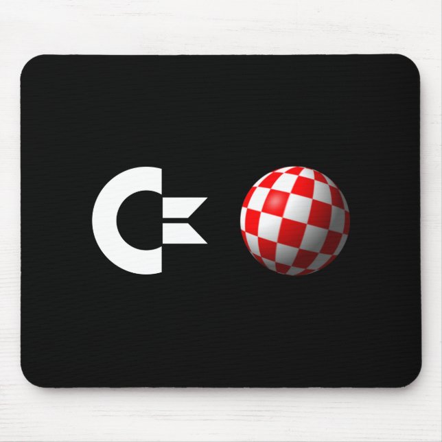 C= Amiga Boing Mousepad Musmatta (Framsidan)