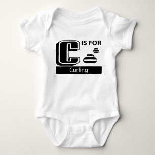 C är för att krulla t shirt