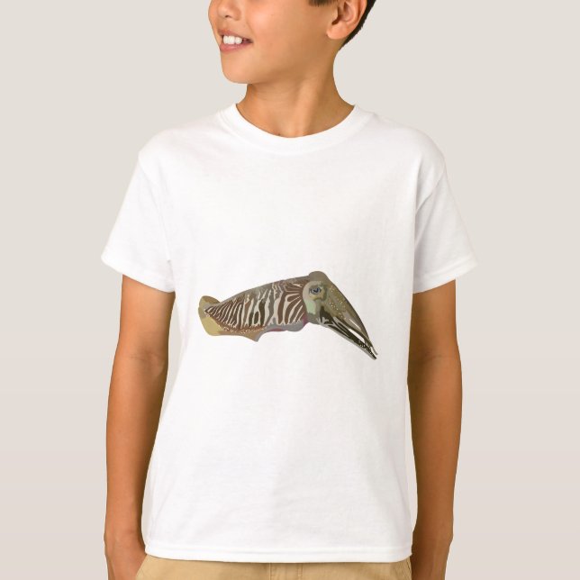C är för bläckfisk t shirt (Framsida)