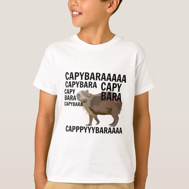 C är för Capybara T Shirt (Framsida)