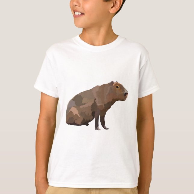C är för Capybara T Shirt (Framsida)