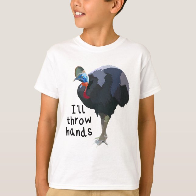 C är för Cassowary T Shirt (Framsida)