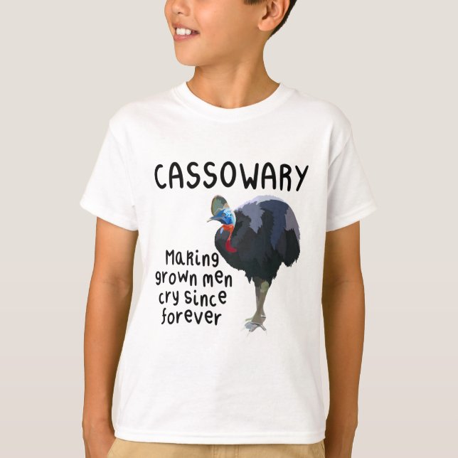 C är för Cassowary T Shirt (Framsida)