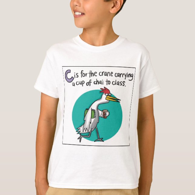 C är för Chai Kids T-shirt (Framsida)
