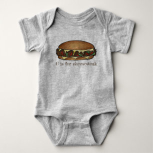C är för Cheesesteak Philly Cheese Steak Sandwich Tee Shirt