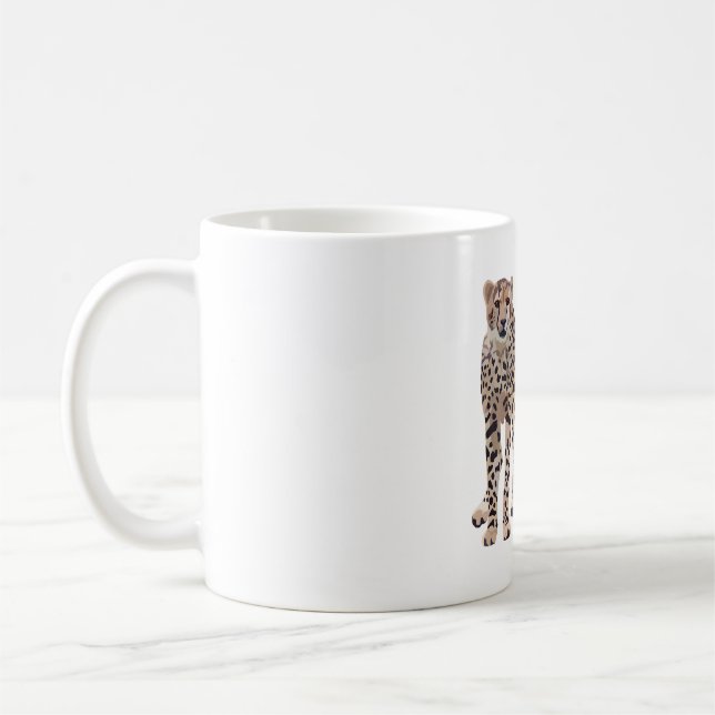 C är för Cheetah Keeper Kaffemugg (Vänster)