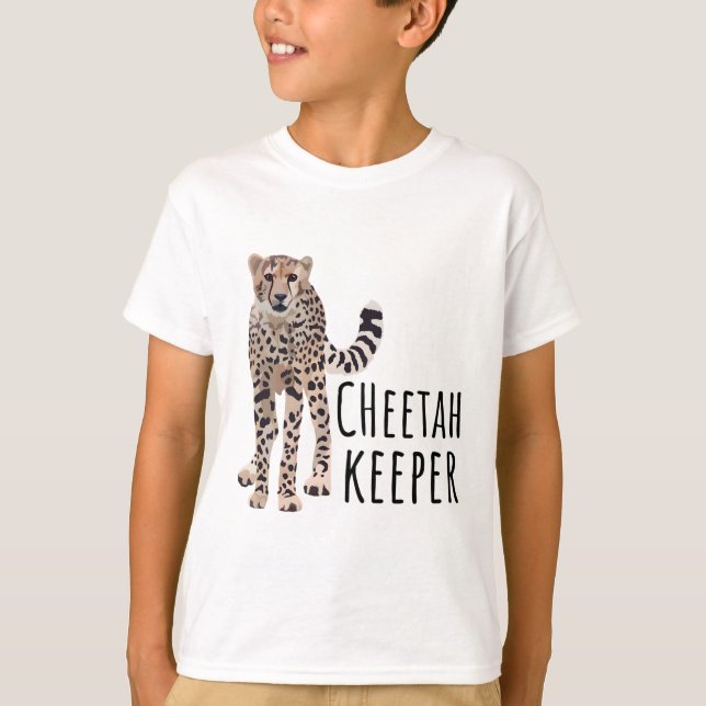 C är för Cheetah Keeper T Shirt (Framsida)
