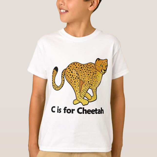 C är för Cheetah Tee (Framsida)