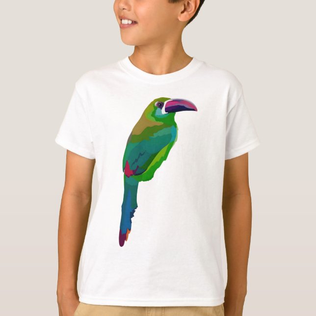 C är för Chestnut Tipping Toucanet T Shirt (Framsida)