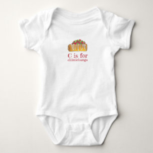 C är för Chimichanga Tex Mex Mexican Food Brev C T Shirt