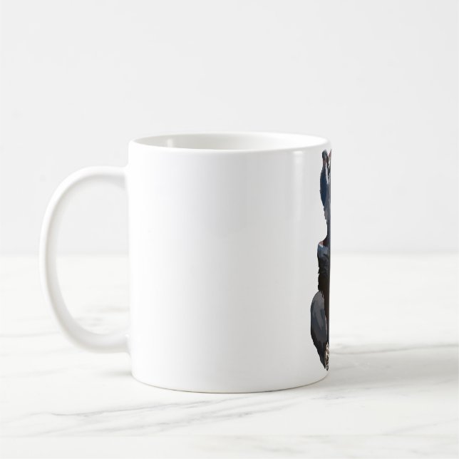 C är för Chimp Kaffemugg (Vänster)