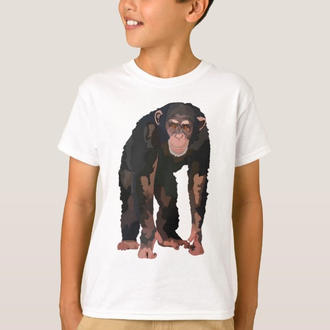 C är för Chimp T Shirt (Framsida)