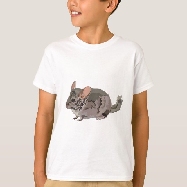 C är för Chinchilla T Shirt (Framsida)