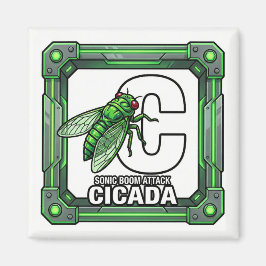 C är för Cicada – GTA Style ABC Lärande Magnet