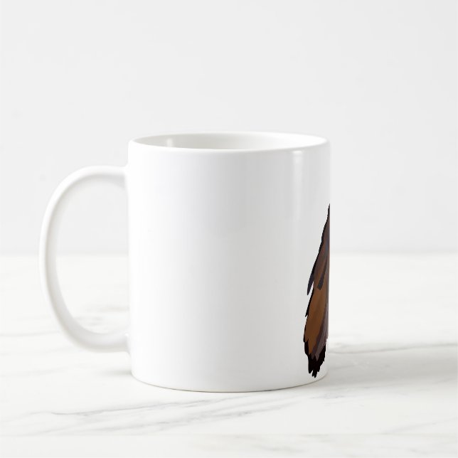 C är för Cinereous Vculture Kaffemugg (Vänster)
