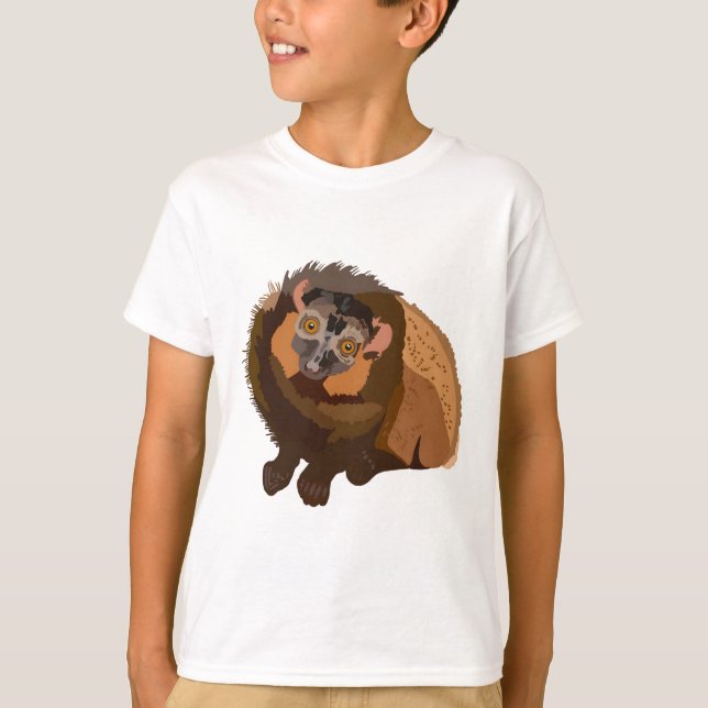 C är för Collborn Brown Lemur T Shirt (Framsida)