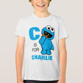 C är för Cookie Monster | Lägg till ditt namn Tröja