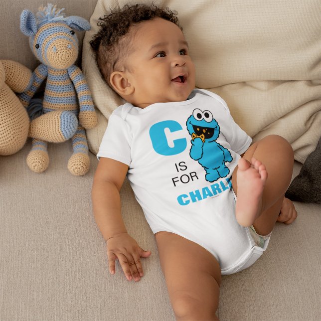 C är för Cookie Monster | Lägg till ditt namn Tröja (Skapare uppladdad)