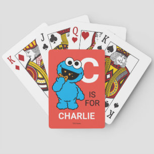 C är för Cookie Monster   Spelkort