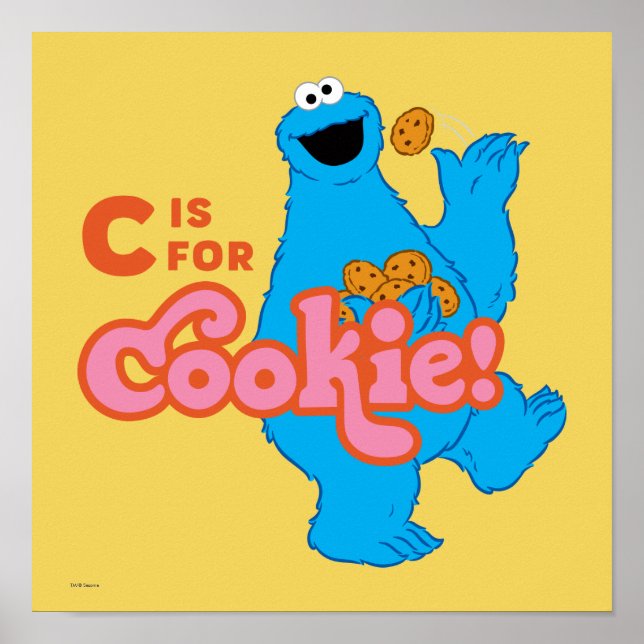 C är för Cookie Poster (Framsidan)