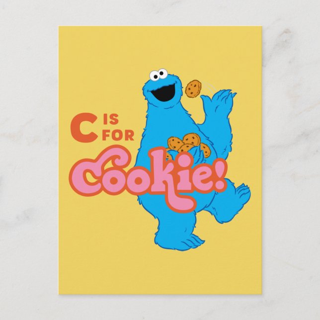 C är för Cookie Vykort (Framsida)