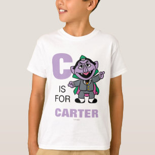 C är för Count von Count   Lägg till ditt namn T Shirt