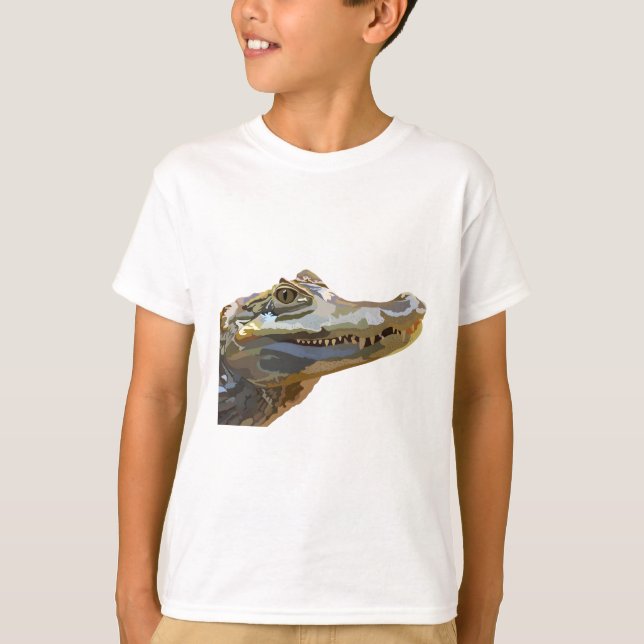 C är för Crokodile Keeper T Shirt (Framsida)