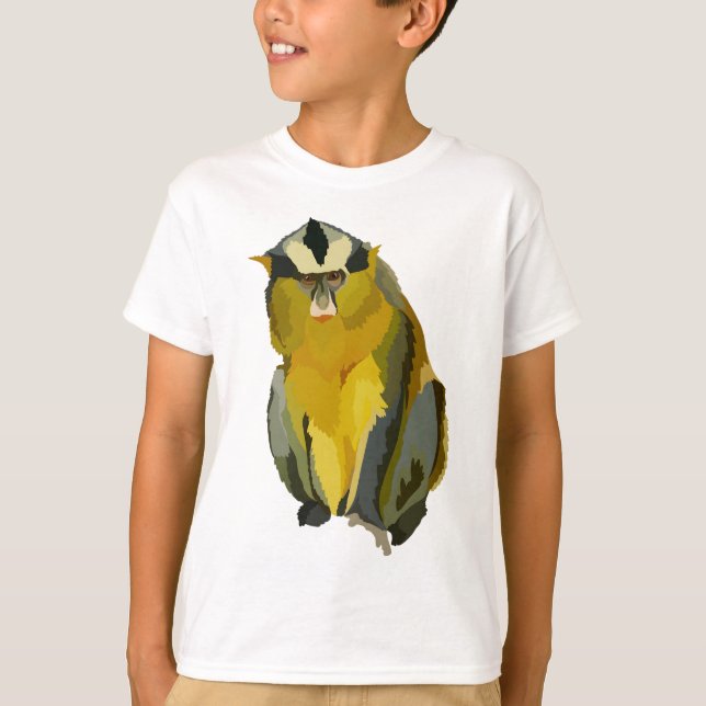 C är för Crowed Monkey T Shirt (Framsida)