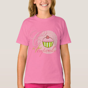 C Är För Cupcake Flickor Ringarminiatyr T-shirt