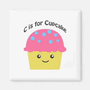C är för Cupcake Magnet
