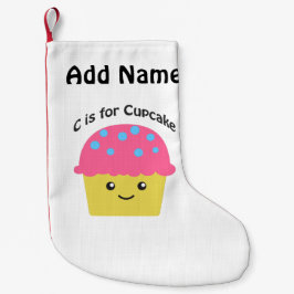 C är för Cupkaka Liten Julstrumpa