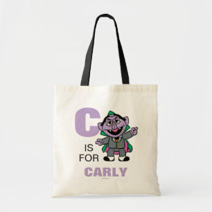C är för Greve von Count Lägg till ditt namn Tygkasse