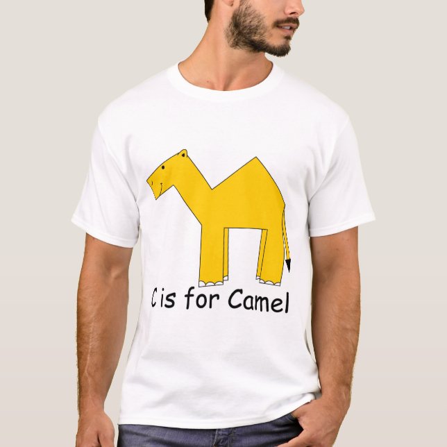 C är för kamel tee shirt (Framsida)