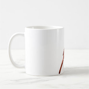 C är för kardinalfåglar kaffemugg