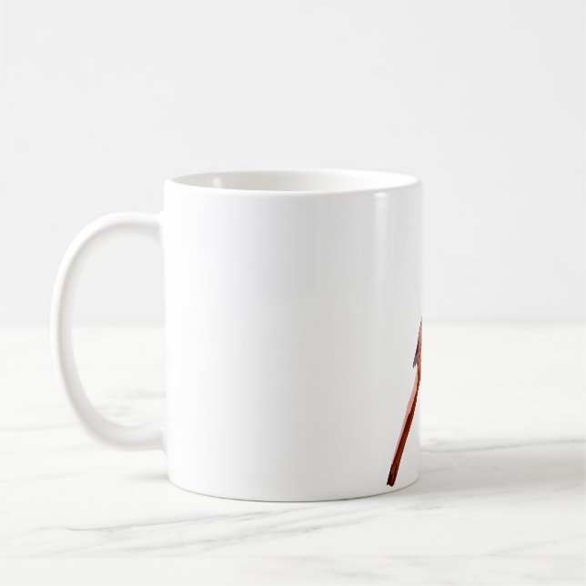 C är för kardinalfåglar kaffemugg (Vänster)